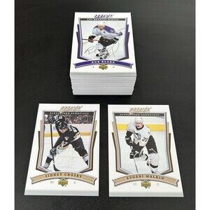 (Lot of 64) 2007-08 Upper Deck MVP NHL Hockey Cards with Crosby & Malkin